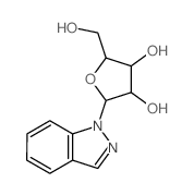 1H-Indazole, 1-b-D-ribofuranosyl-结构式