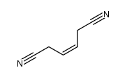 (Z)-3-hexene-1,6-dinitrile Structure