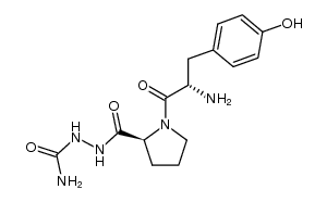 Tyrosine-Proline-aza-Glycine-amide Structure