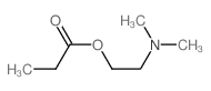 Propanoicacid, 2-(dimethylamino)ethyl ester structure