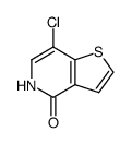 7-chloro-5H-thieno[3,2-c]pyridin-4-one Structure