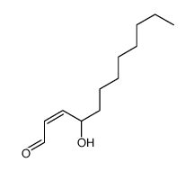 (E)-4-hydroxydodec-2-enal结构式