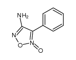 4-amino-3-phenylfuroxane结构式