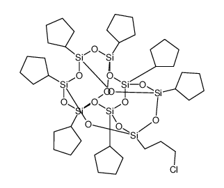 PSS-(3-CHLOROPROPYL)-HEPTACYCLOPENTYL S&结构式