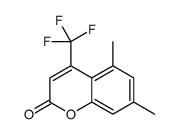 5,7-dimethyl-4-(trifluoromethyl)chromen-2-one Structure