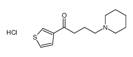 4-piperidin-1-yl-1-thiophen-3-ylbutan-1-one,hydrochloride Structure