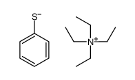 benzenethiolate,tetraethylazanium Structure