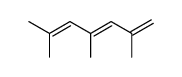 2,4,6-trimethylhepta-1,3,5-triene Structure