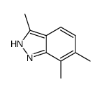 1H-Indazole,3,6,7-trimethyl- structure