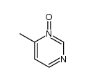 Pyrimidine, 4-methyl-, 3-oxide (7CI,8CI,9CI)结构式