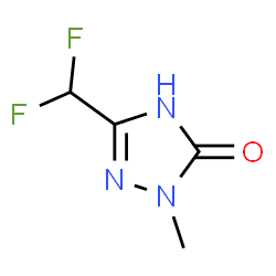 3H-1,2,4-Triazol-3-one, 5-(difluoromethyl)-1,2-dihydro-2-methyl- (9CI) picture