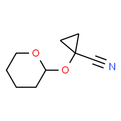 Cyclopropanecarbonitrile, 1-[(tetrahydro-2H-pyran-2-yl)oxy]- (9CI) Structure