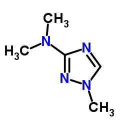 N,N,1-trimethyl-1,2,4-triazol-3-amine structure