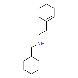[2-(cyclohex-1-en-1-yl)ethyl](cyclohexylmethyl)amine结构式