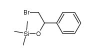 (2-bromo-1-phenylethoxy)trimethylsilane Structure