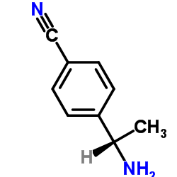 (S)-1-(4-氰基苯基)乙胺结构式
