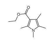 ethyl 1,2,4,5-tetramethylpyrrole-3-carboxylate结构式