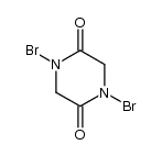 N,N'-dibromo-2,5-piperazinedione (NBP) Structure