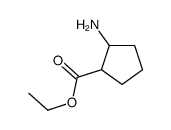 Cyclopentanecarboxylic acid,2-amino-,ethyl ester structure