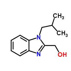 (1-Isobutyl-1H-benzimidazol-2-yl)methanol结构式