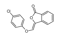 3-[(4-chlorophenoxy)methylidene]-2-benzofuran-1-one Structure