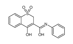 4-hydroxy-1,1-dioxo-N-phenyl-2H-thiochromene-3-carboxamide Structure