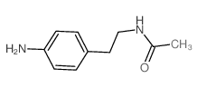 N-[2-(4-氨基苯基)乙基]乙酰胺结构式