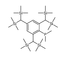 dimethyl-[2,4,6-tris[bis(trimethylsilyl)methyl]phenyl]phosphane结构式