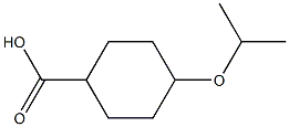 4-(1-Methylethoxy)-cyclohexanecarboxylic acid Structure