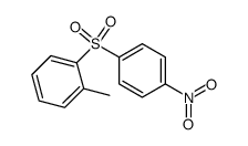 (4-nitro-phenyl)-o-tolyl sulfone结构式