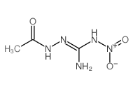 Acetic acid, [amino (nitroamino)methylene]hydrazide Structure