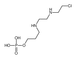 3-[[2-[(2-Chloroethyl)amino]ethyl]amino]propyl Monophosphate Structure