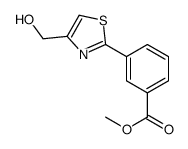 Methyl 3-[4-(hydroxymethyl)-1,3-thiazol-2-yl]benzoate结构式