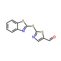 2-(1,3-Benzothiazol-2-ylsulfanyl)-1,3-thiazole-5-carbaldehyde Structure