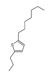 2-heptyl-5-propylthiophene Structure