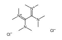 1,1,2,2-tetrakis(dimethylamino)ethane-1,2-bis(ylium) dichloride Structure