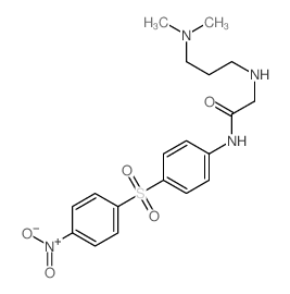 Acetamide,2-[[3-(dimethylamino)propyl]amino]-N-[4-[(4-nitrophenyl)sulfonyl]phenyl]- picture