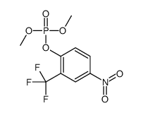 dimethyl [4-nitro-2-(trifluoromethyl)phenyl] phosphate结构式