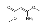methyl 3-amino-3-ethoxyprop-2-enoate Structure