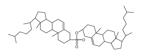 DI-(5-CHOLESTEN-3BETA-OL) 3,3'-SULFITE结构式