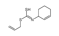 prop-2-enyl N-cyclohex-2-en-1-ylcarbamodithioate Structure