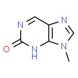 2H-Purin-2-one, 1,9-dihydro-9-methyl- (9CI)结构式