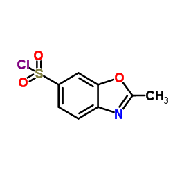 2-Methyl-1,3-benzoxazole-6-sulfonyl chloride Structure