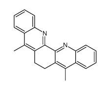 5,8-dimethyl-6,7-dihydroquinolino[3,2-c]acridine Structure