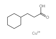 copper,3-cyclohexylpropanoic acid结构式