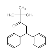 4,4-dimethyl-1,1-diphenyl-pentan-3-one结构式