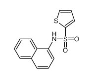 N-naphthalen-1-ylthiophene-2-sulfonamide结构式