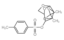 1,6-ANHYDRO-2,3-O-ISOPROPYLIDENE-.β.-D-MANNOPYRANOSE, P-TOLUENESULFONATE Structure