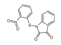 1-(2-nitrophenyl)sulfanylindole-2,3-dione Structure