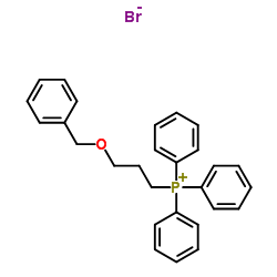 [3-(Benzyloxy)propyl]triphenylphosphonium Bromide Structure